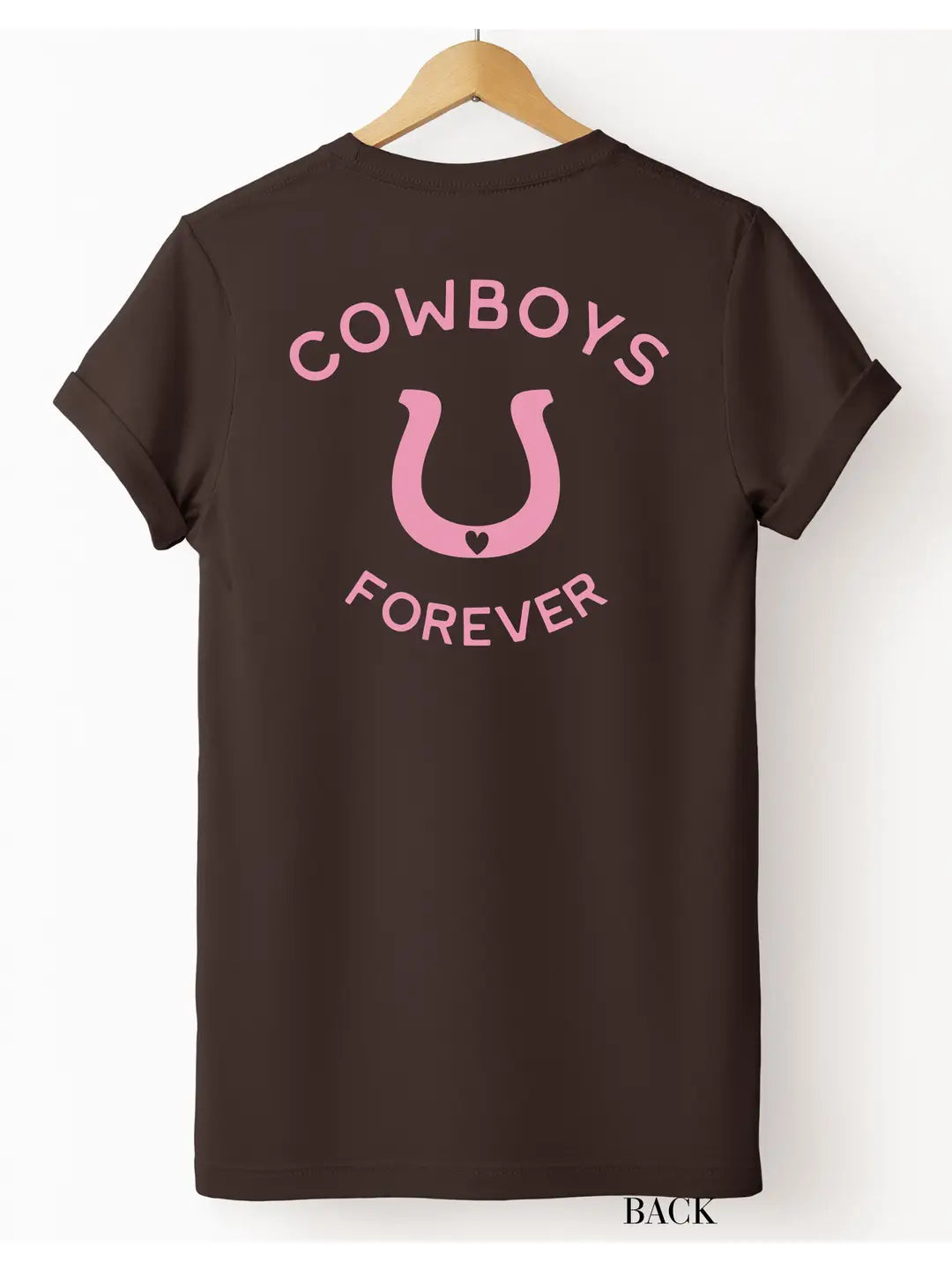 Cowboys Forever Western T-Shirt - Chocolate