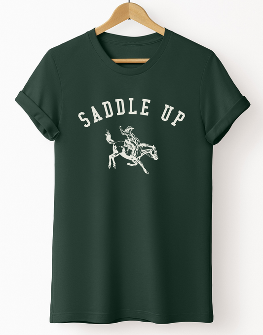 Saddle Up T-Shirt - Forest Green