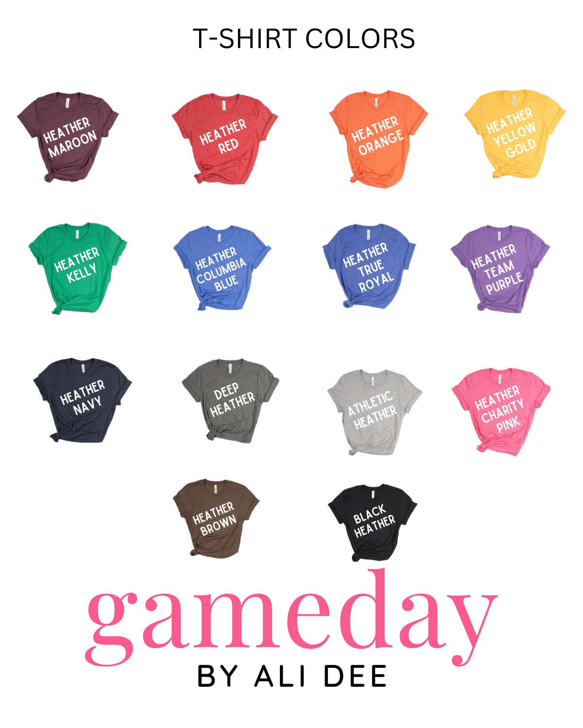 Big Bow Football By Ali Dee Customizable Gameday Football Graphic Tee - Pick Your Colors