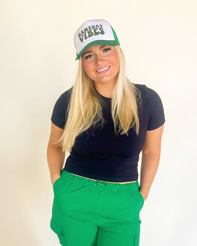 Customizable Gameday Vibes Trucker Gameday Hat - Pick Your Colors