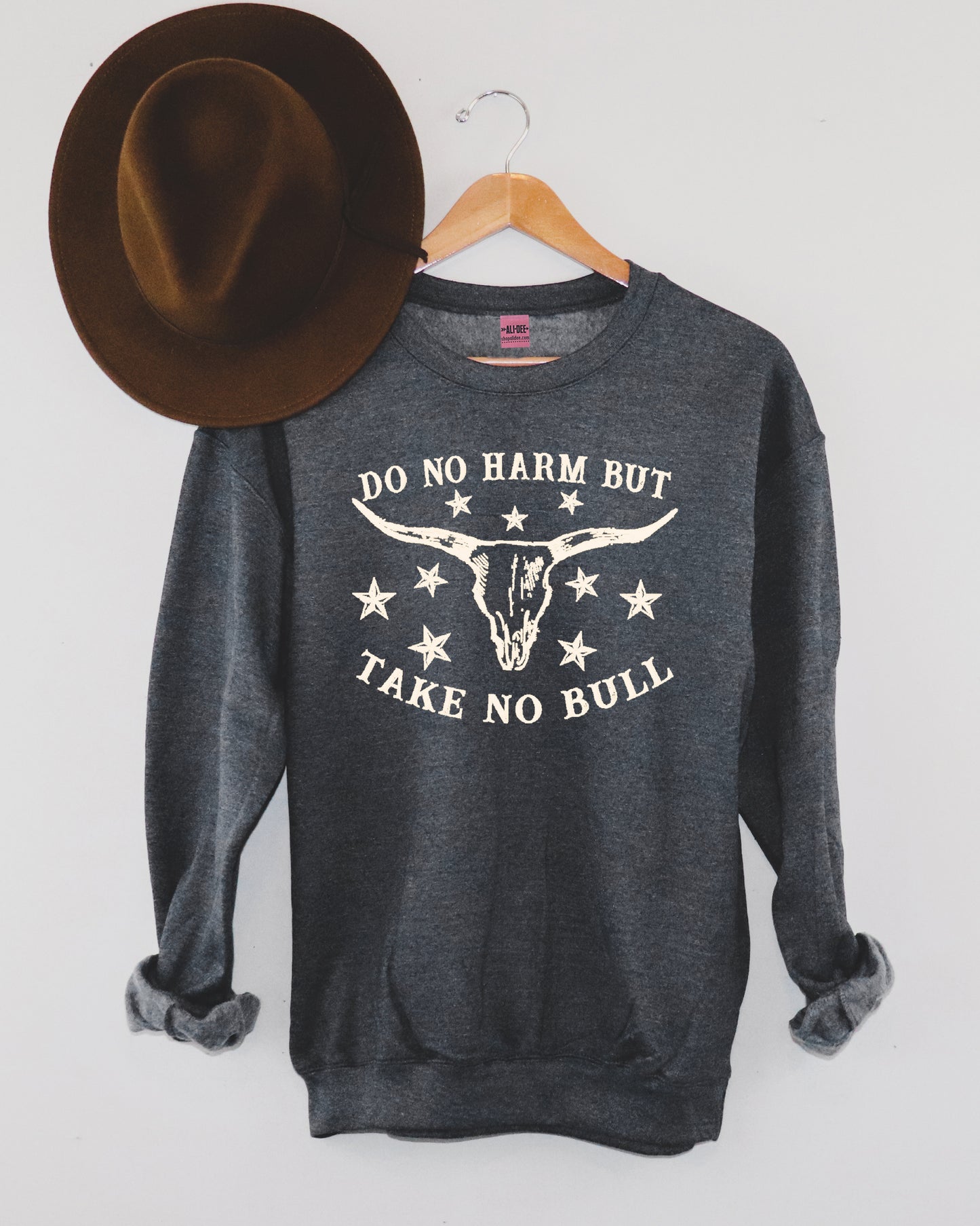 Do No Harm Sweatshirt - Heather Charcoal