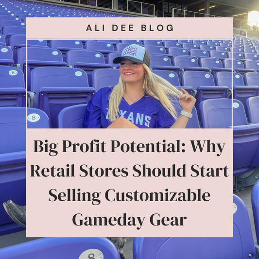 Big Profit Potential: Why Retail Stores Should Start Selling Customizable Gameday Gear, Including Custom Gameday T-Shirts and Hats