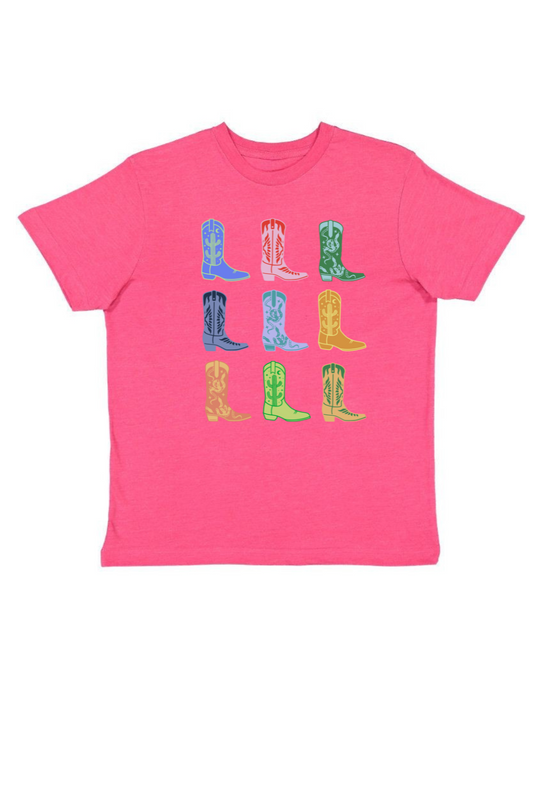 Kids and Toddler Neon Boots - Vintage Hot Pink