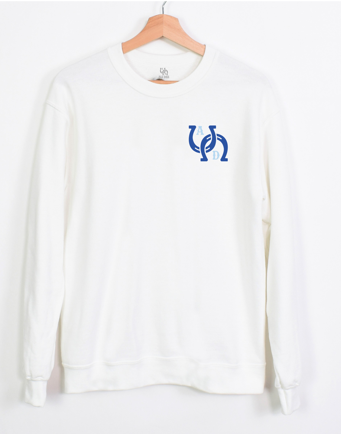 AD Cowgirl Country Club Sweatshirt - White