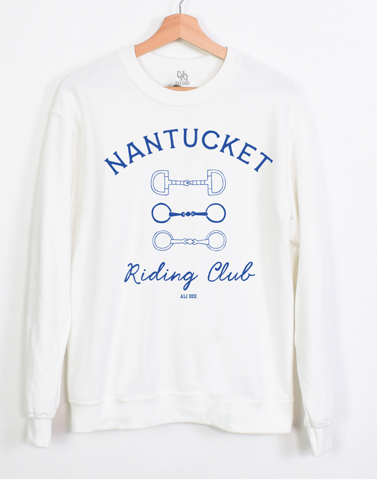 Nantucket Riding Club Sweatshirt - White