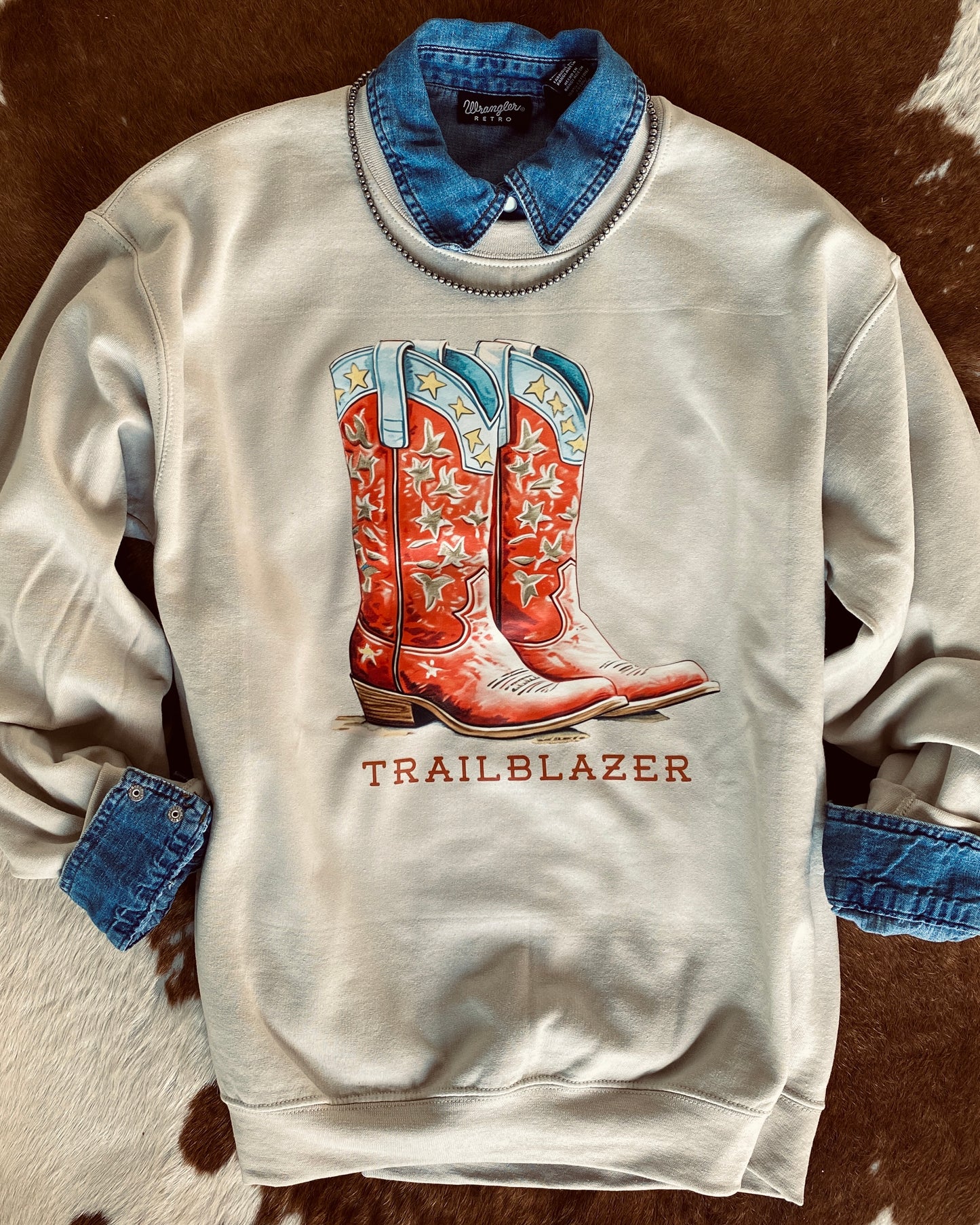 Trailblazer Graphic Sweatshirt - Sand