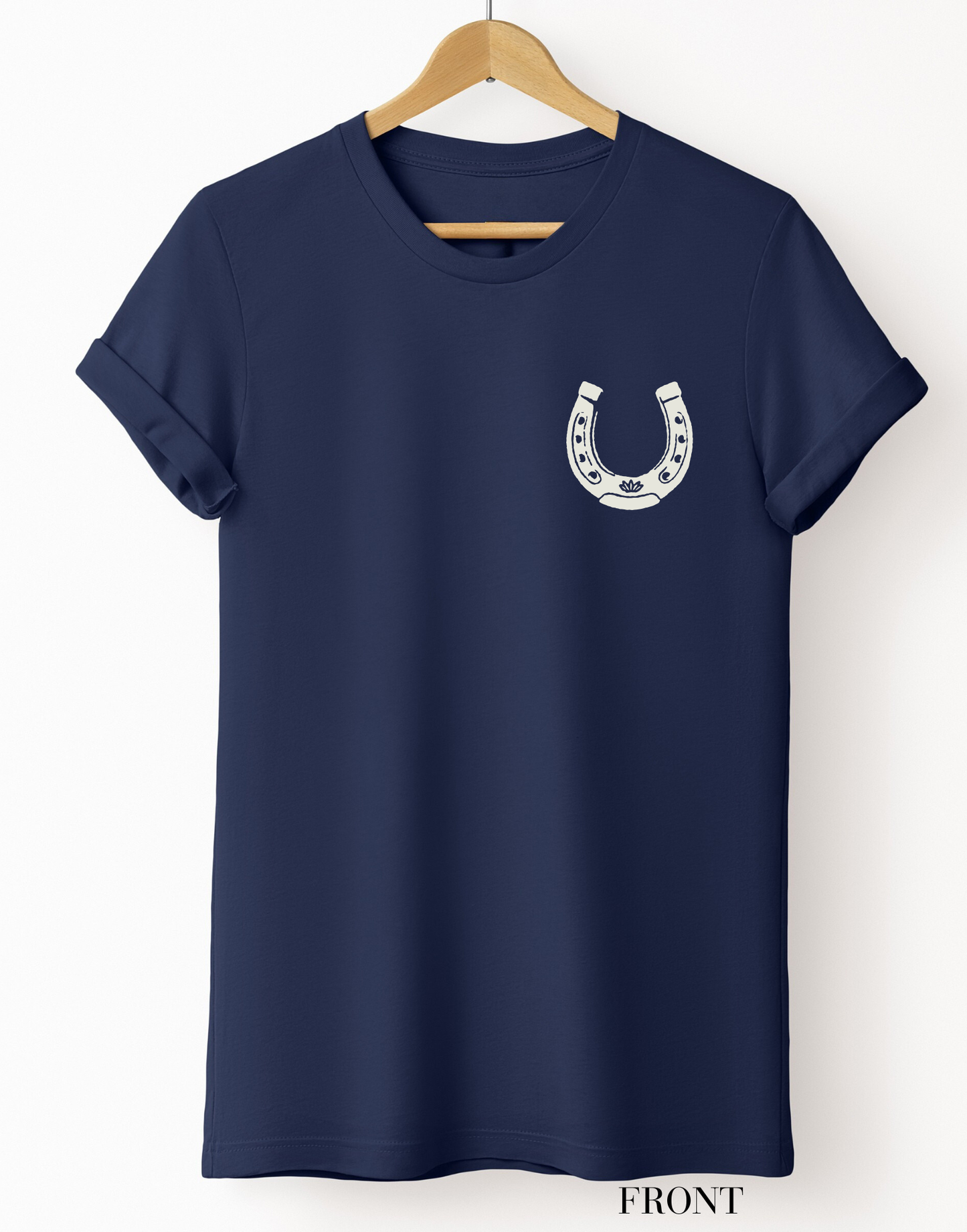 Heritage Horseshoe T-Shirt  - Navy