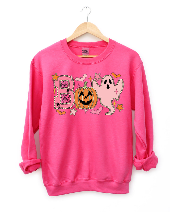 Simply Love Full Size TRICK OR TREAT HAPPY HALLOWEEN Graphic Sweatshirt