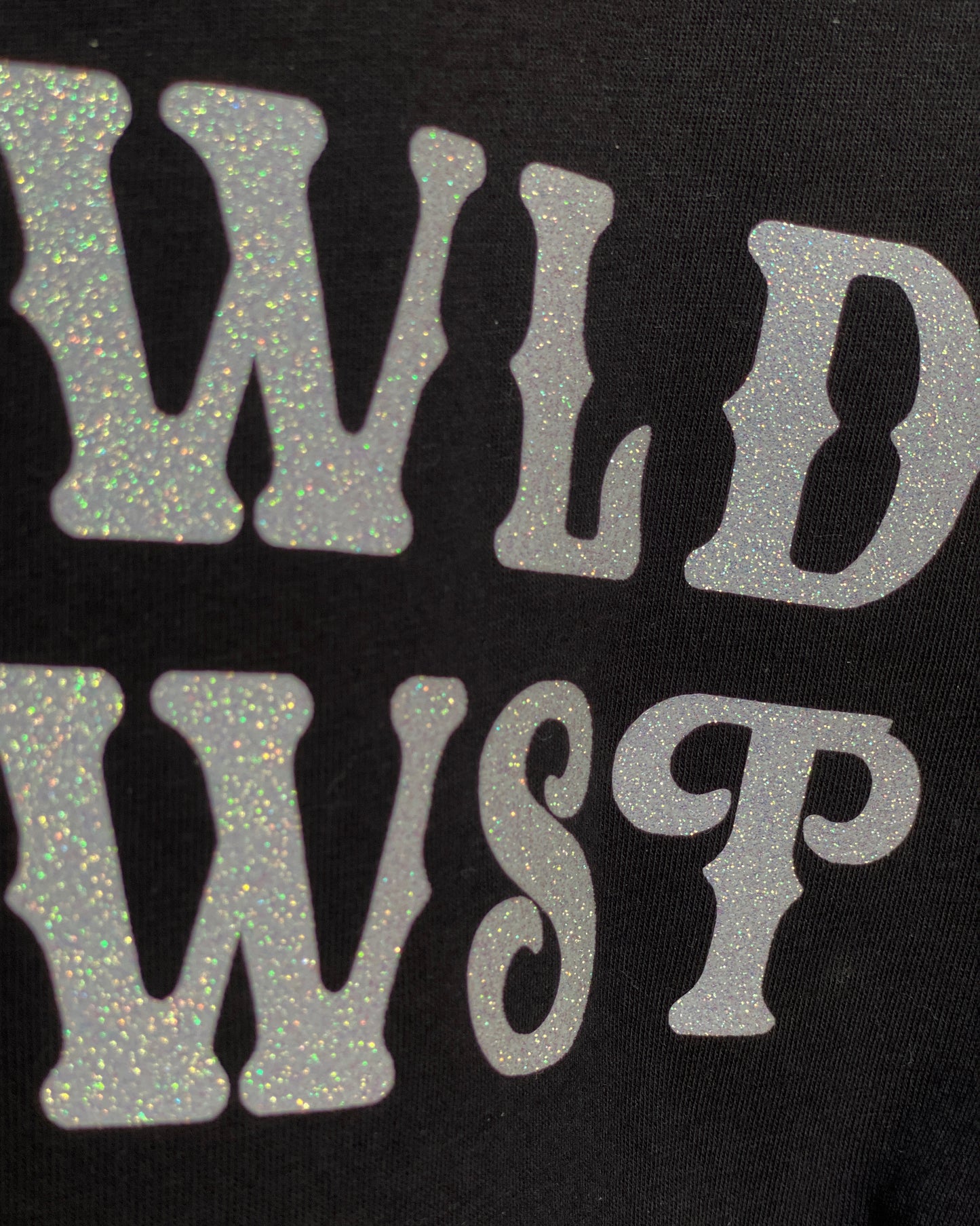 WLD WST Western Cropped Graphic Tee - Black Crop