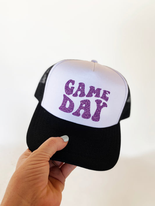 Customizable Gameday Wavy Logo Trucker Gameday Hat - Pick Your Colors