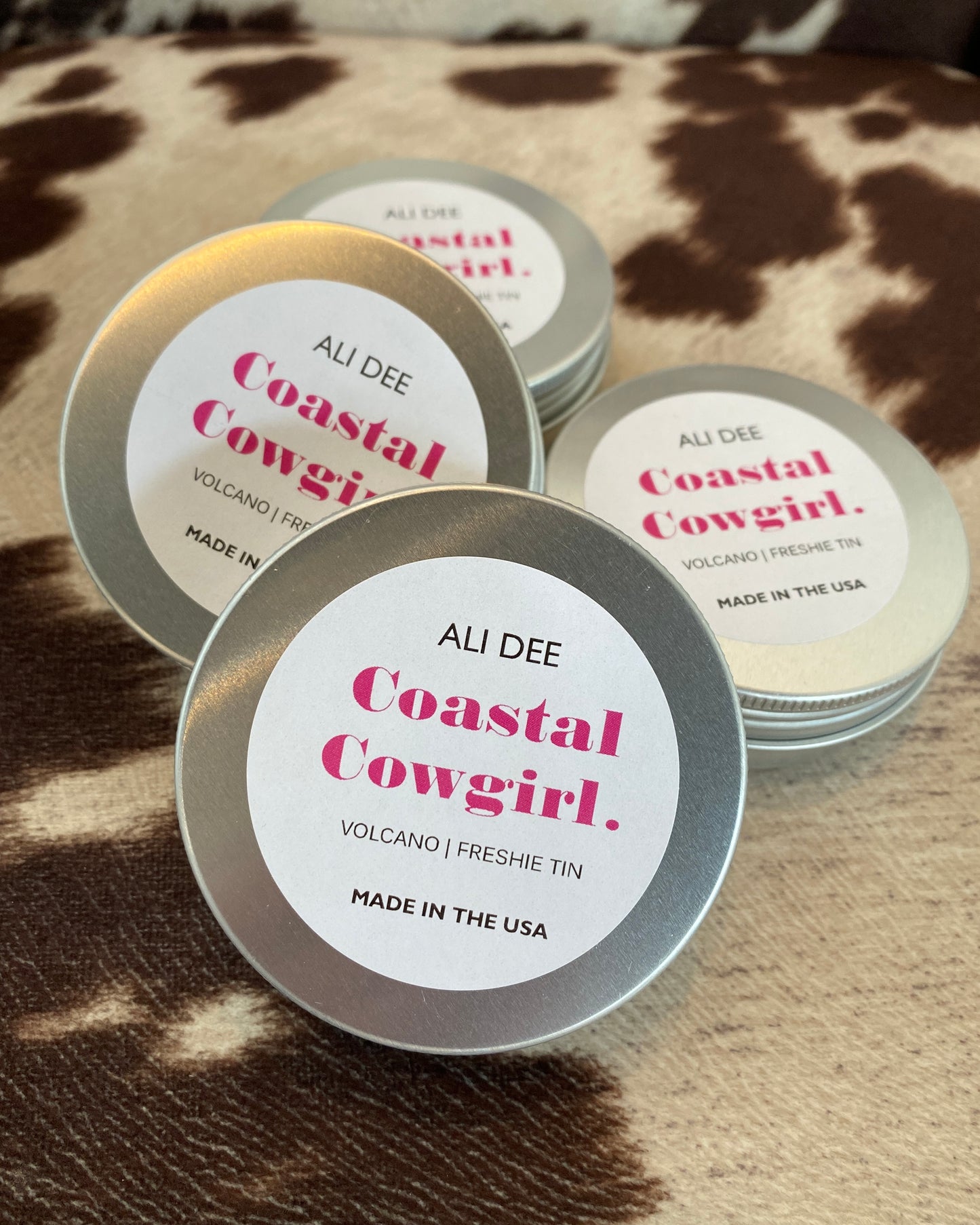 Ali Dee Freshie Tin Air Freshener - Coastal Cowgirl