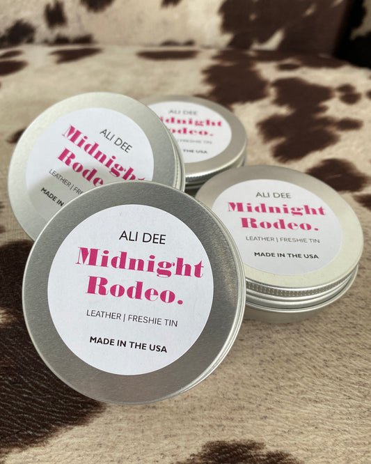 Ali Dee Freshie Tin Air Freshener - Midnight Rodeo