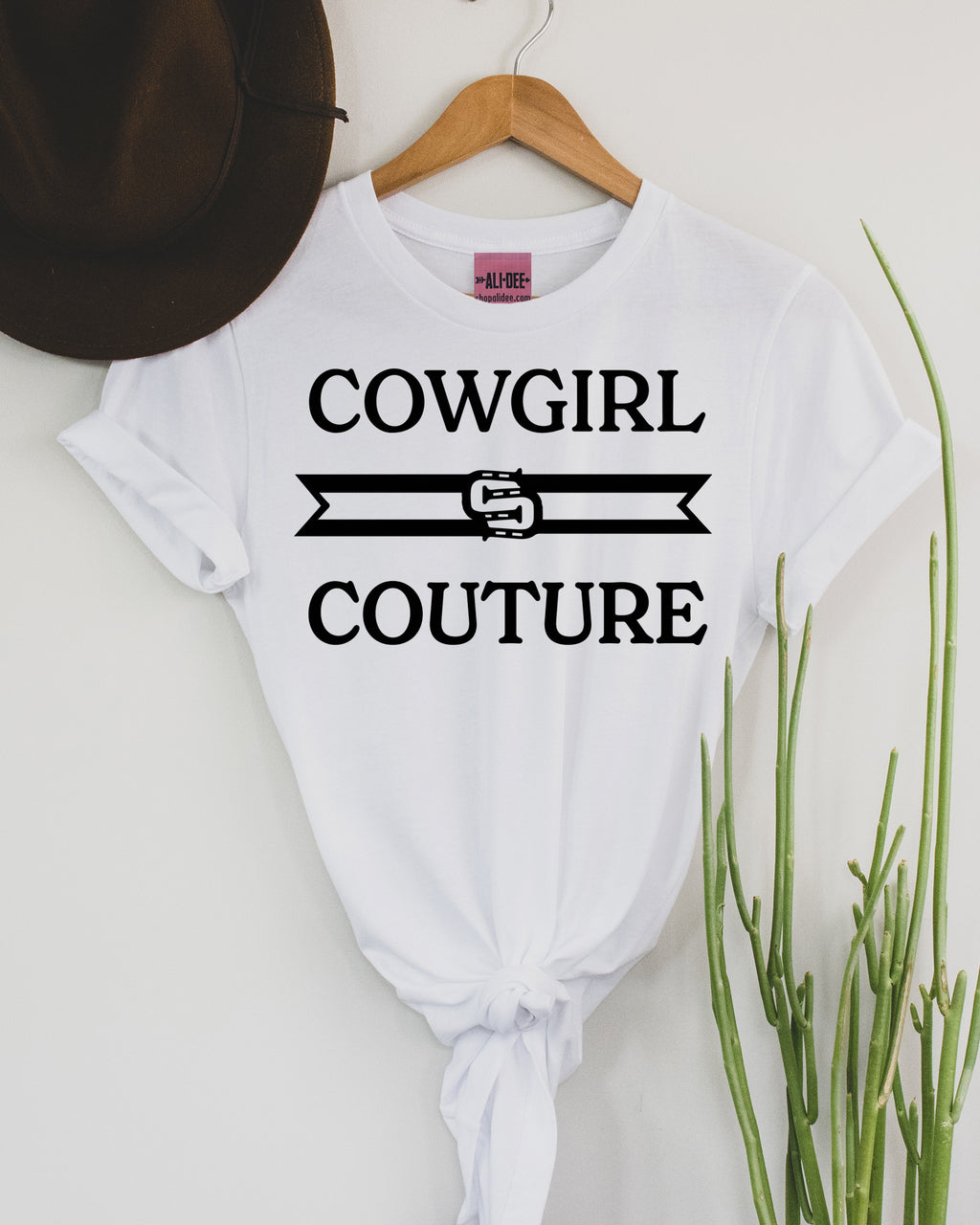 Cowgirl Couture Tee - White