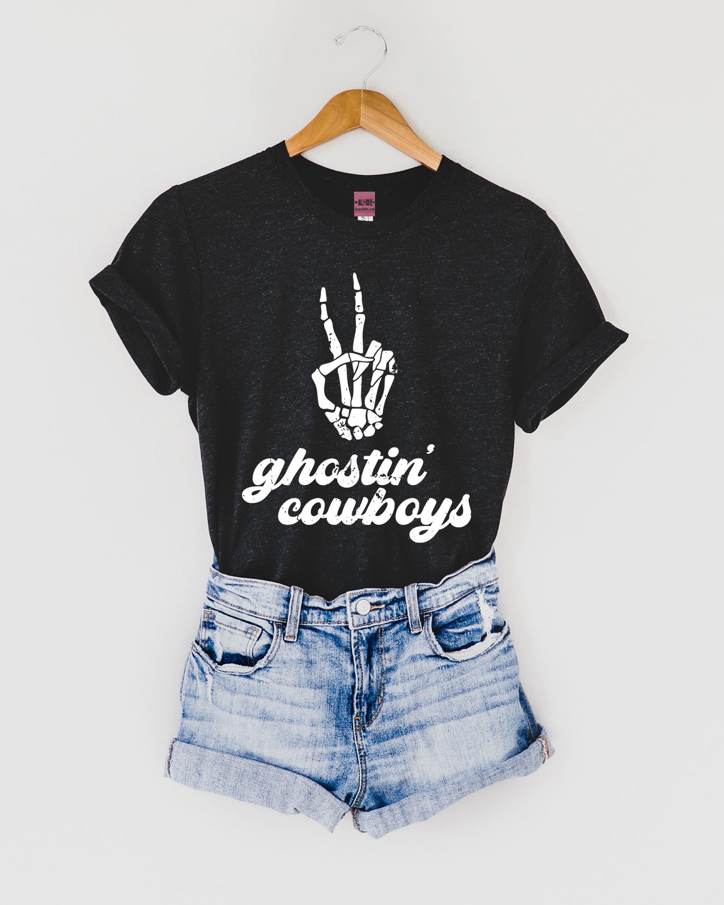 Ghostin' Cowboys Graphic Tee - Black